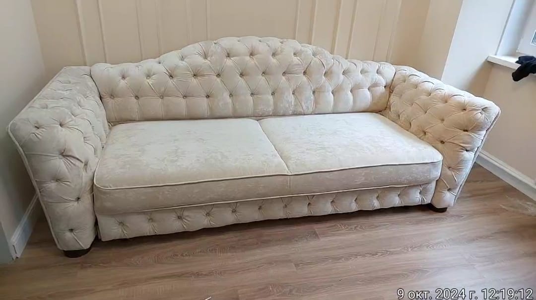 Замена обивки дивана на дому. Канск